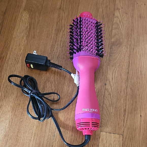 Revlon Bed Head One Step Volumizer & Large Brush Hair Dryer Pink - Picture 1 of 7